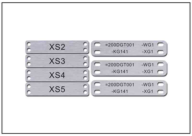鋁合金線纜銘牌標(biāo)牌