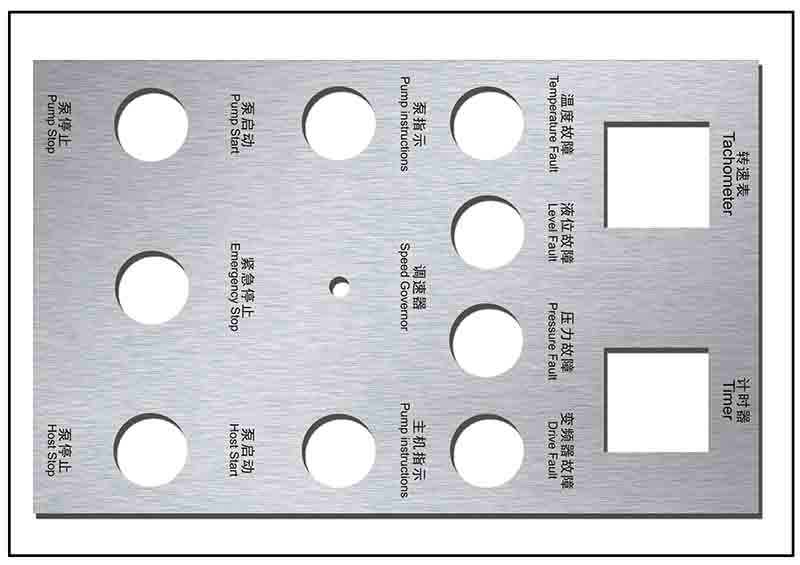 金屬面板銘牌標牌